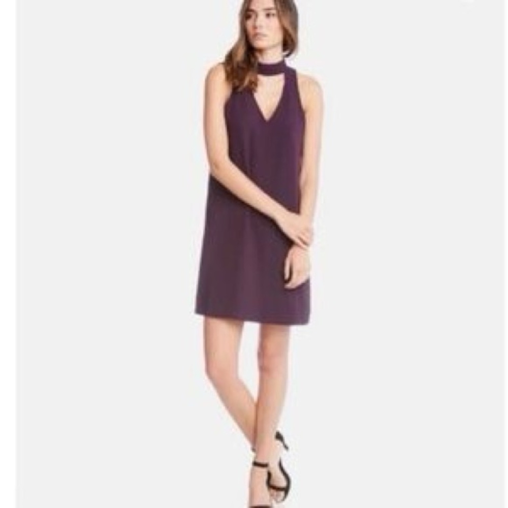 Fifteen Twenty Purple Sleeveless Halter Dress